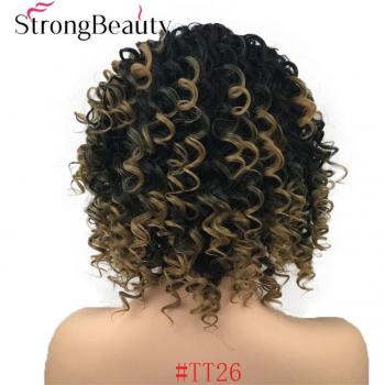 Perruque Synthétique Mi-Longue – StrongBeauty