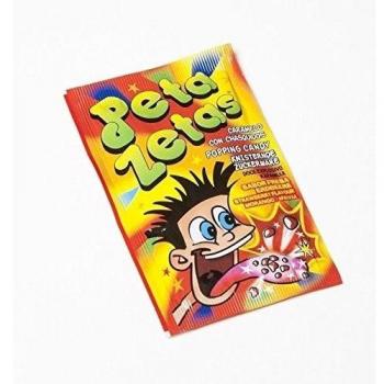 Peta Zetas Fresa Caja 50 sobres de 7 g (Caramelo con chasquidos)
