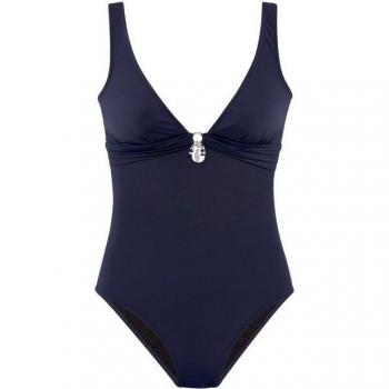 Damen Badeanzug Bruno Banani, marine, Cup C/D