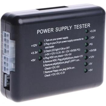 Probador de Fuente de Alimentación ATX 20/24 Pines con Indicador SATA