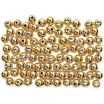 Perles de cire or 4 mm 150 pièces