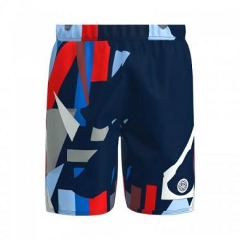 Nova Iorque Bidú Badu Short Azul Escuro e Vermelho Junior