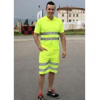 Jubón Reflectante de Alta Visibilidad Amarillo 0/0 – Con Pantalón Corto HARKER T.XL