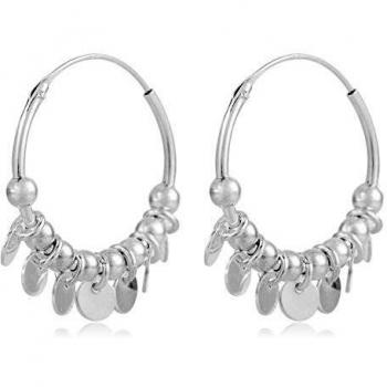 Aros de Plata 925 Diseño Chapas