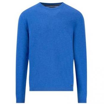 FYNCH HATTON Herren Strickpullover Blau Größe M