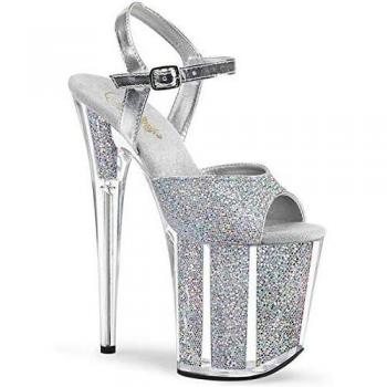 Pleaser FLAMINGO-810G SLV Multi Glitter/SLV Multi Glitter Inse EU 39