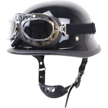 ABS Half Face Motorcycle Helmet for Cafe Racer