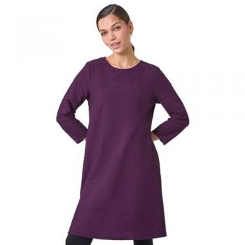 Peignoir Texturé Violet A-Line Roman