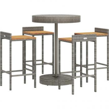 Terrazza Bar Set Grigio Acacia