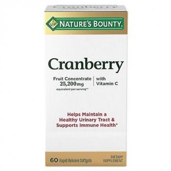 Cranberry Naturel Triple Force Natures Bounty, 60 gélules