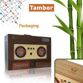 Altavoz Bluetooth YZSY Deluxe Bambú Eco‑Friendly