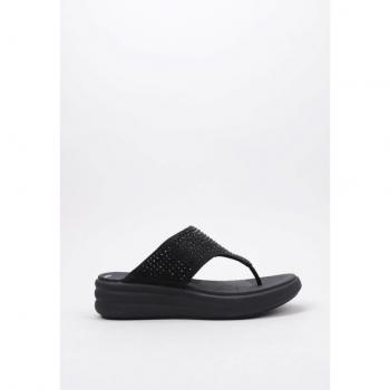 Clarks Drift Jaunt Sandália, Preto, 37