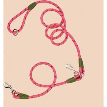 CAWAYI ZWINGER Freihändige Hundeleine – robuste Nylon‑Leinen Kette mit Reflexion für Sicherheit