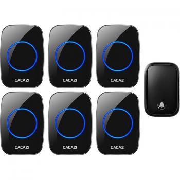 CACAZI Home Wireless Doorbell with Adjustable Volume