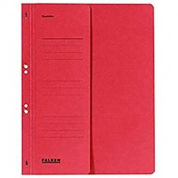 Dossier à anneaux A4 demi-kaft rouge