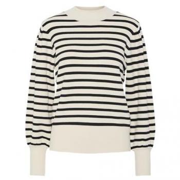 YAS Maglione 'YASFonny' Color Birra e Nero