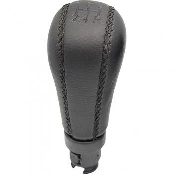 Perilla de palanca de cambios de cuero para Volvo S60 S80 V70 II XC70 II, manual de 5/6 velocidades, 1 unidad