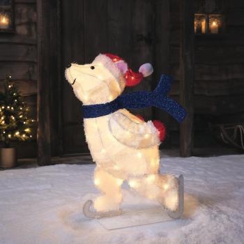 Ours Polaire Luminant en Glisse