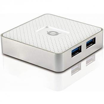 Hubbies 4‑ports USB 3.0 – Conceptronic (White)