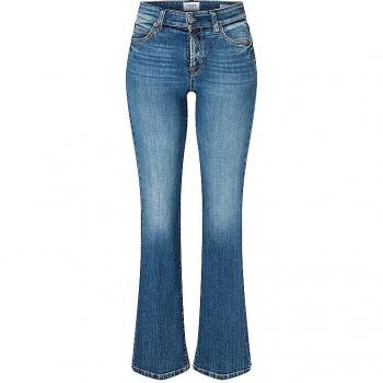 Cambio Paris Flared Stretch Jeans, Female, Blue, Size XL