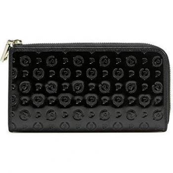 PORTAFOGLIO DONNA Heritage Vernice Embossed Nero