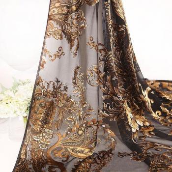 Tissu à imprimer pour robe de mariée en velours