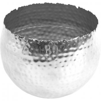 Curvy Edge Large Metal Bowl