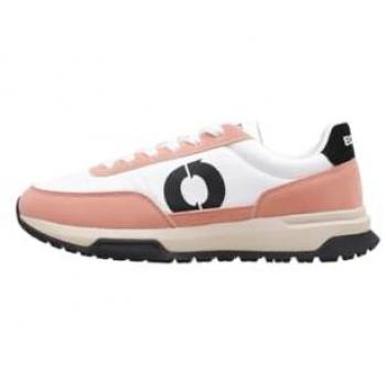 Feminina Ecoalf Ventura Sapatilha Preta/Branca/Rosa 37