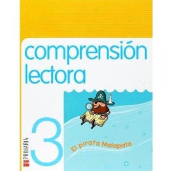 Comprensión lectora: El pirata Malapata. 3 Primaria (Tapa blanda).