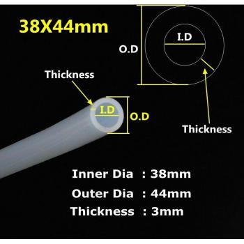 Tube souple en caoutchouc, 1 mètre, 12mm ~ 38mm pour irrigation