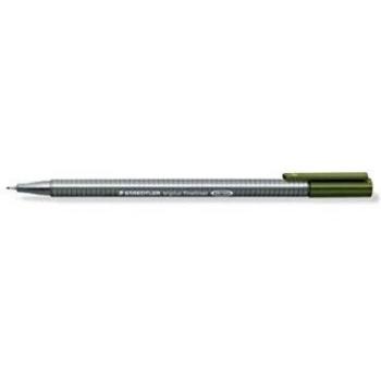0er Pack Staedtler triplus Fineliner in olivgrün mit 0,3mm Strichstärke