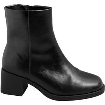 Square Toe Faux Leather Chelsea Boot – Women's Black