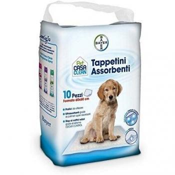 BAYER TAPPETINI TRAVERSE TRAVERSINE ASSORBENTI CANI CUCCIOLI 60X60 PZ10