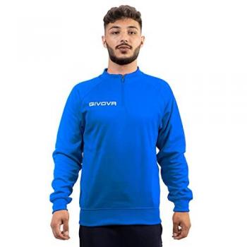 Felpa Givova Blu 1/2 zip