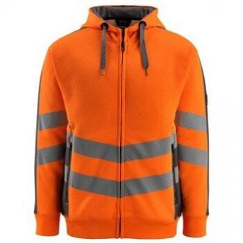 MASCOT® Unisex Arbeitsjacke Corby – Warnorange/Anthrazit – Größe L