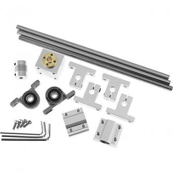 Set de cojinetes para eje óptico lineal D8mm y pista horizontal