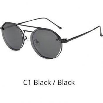 Gafas de sol con clip Ralferty para mujer, montura óptica polar, 0 grados D067