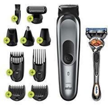 Braun MGK7221 Multi‑Use Trimmer with Nose Blade