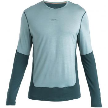 Icebreaker Merino 125 Camisa de Manga Longa Masculina Zoneknit Energy Wind