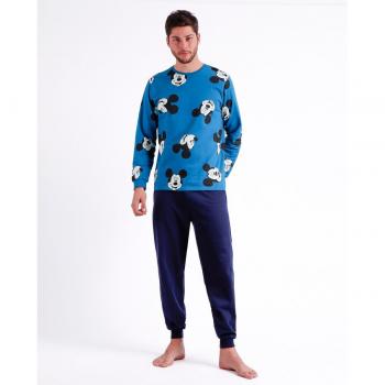 Pijama Disney Azul Hombre con Estampado Mickey