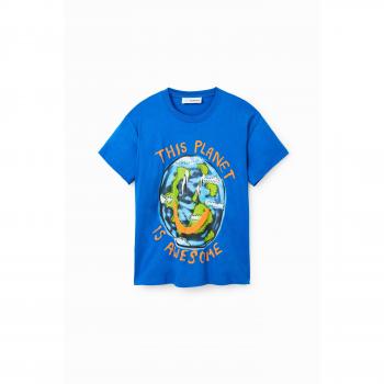Wide-Fit Blue Planet Tee – 7/8