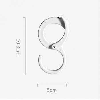 S-Shaped Multifunctional Coat and Hat Hooks