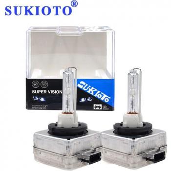 SUKIOTO 2PCS D1S Xenon Bulbs with Ceramic Base
