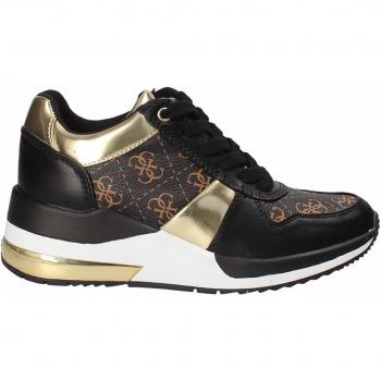 Ecopelle Zeppa Running Donna Janett Fondo Marrone D19GU62