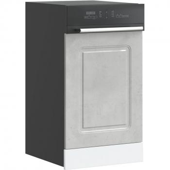 Kalmar Gris Hormigón Panel para Lavavajillas 45×1,5×67 cm