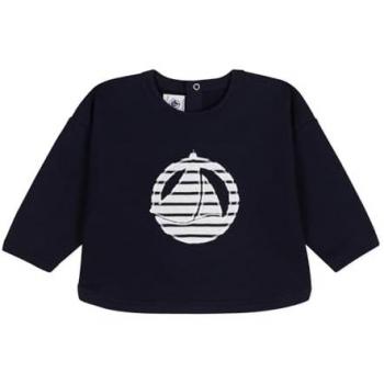 Sweat-shirt enfant Petit Bateau TIBATEAU Marine 18 mois