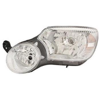 Skoda Yeti 2010 Dual Beam Left Lamp H4+H7 Electric with Fog Light