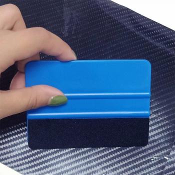10x7cm Blue and Black Plastic Auto Scraper Replacement