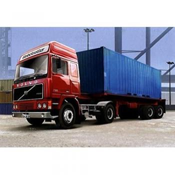 Heller 1/32 Volvo F12-20 Globetrotter met Container Transporter