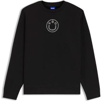 Felpa Hugo Classic 2 Blu e Nero Trasparente XS